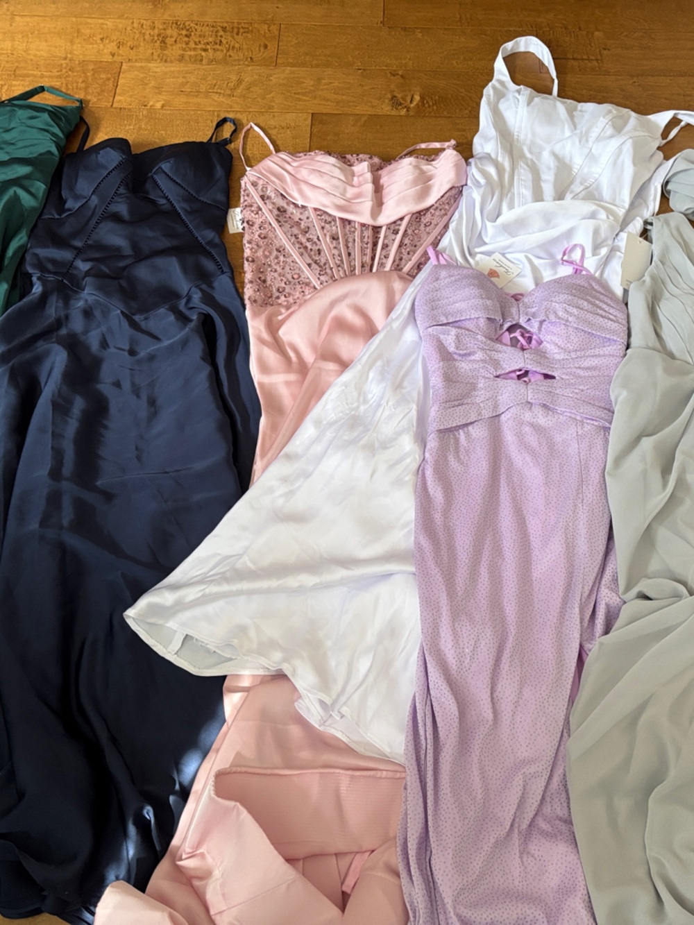 Elegant Lot (6) Boutique Maxi Formal Lined Dresses, TAKE All, S, NWT—MSRP $700+